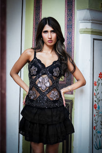 The Licorice Glaze top