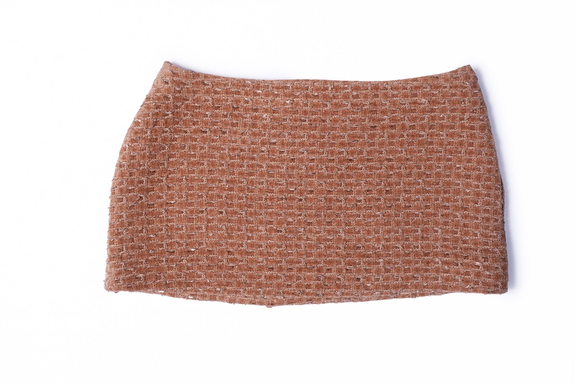 Toasted tweed skirt