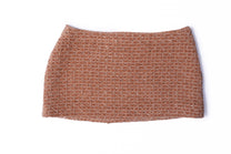 Toasted tweed skirt