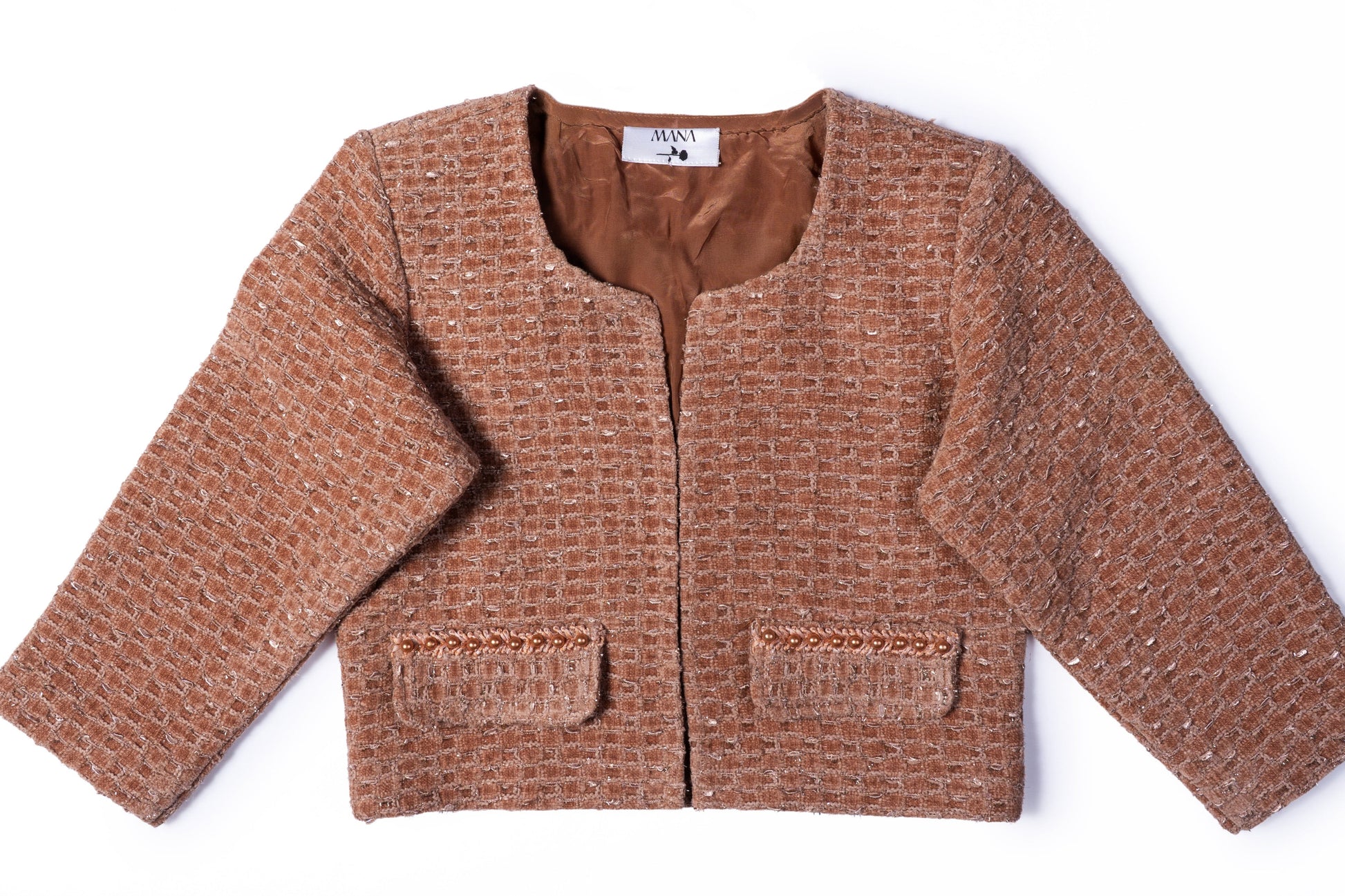 Toasted tweed jacket