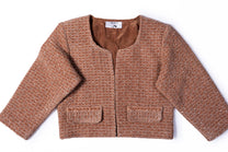 Toasted tweed jacket